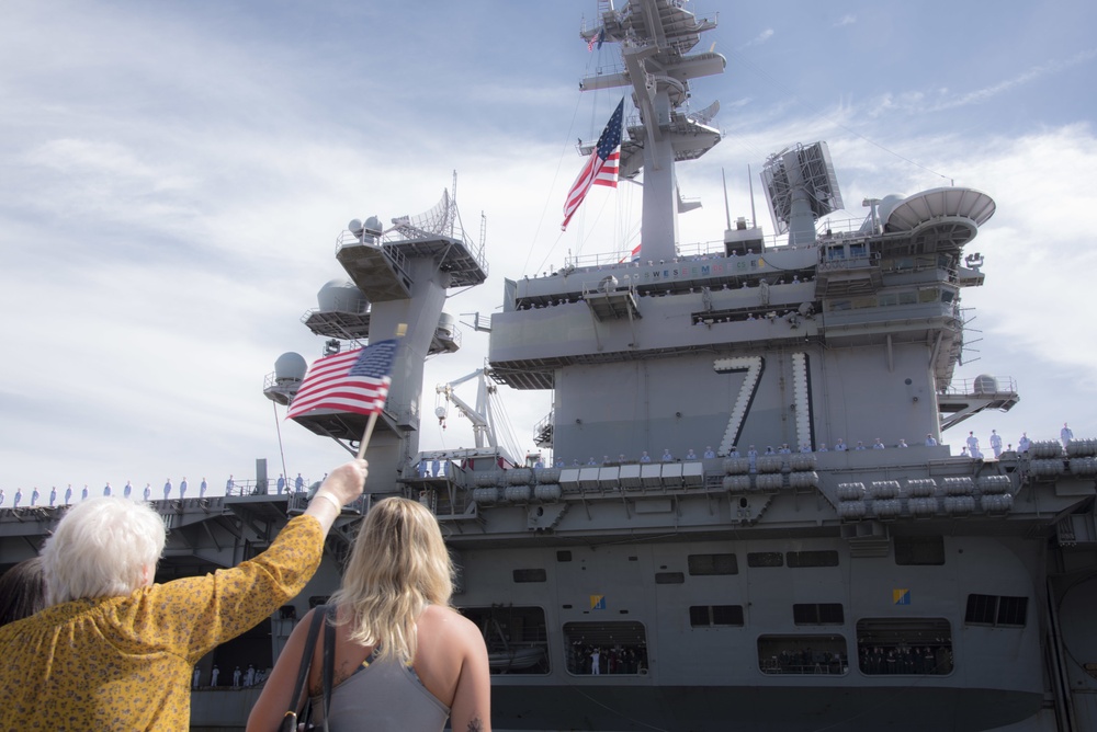 Theodore Roosevelt (CVN 71) Returns