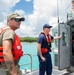 First ever joint 36th security forces squadron and U.S. coast guard patrol operation