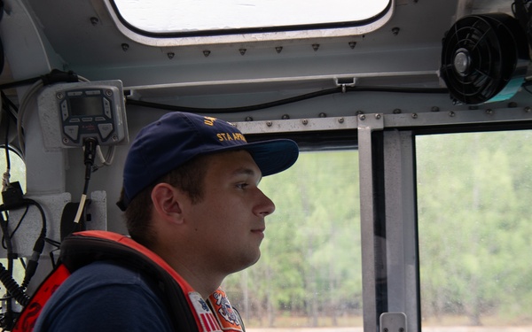 First ever joint 36th security forces squadron and U.S. coast guard patrol operation