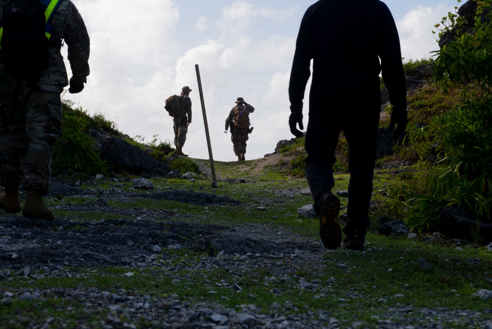 First ever joint 36th security forces squadron and U.S. coast guard patrol operation