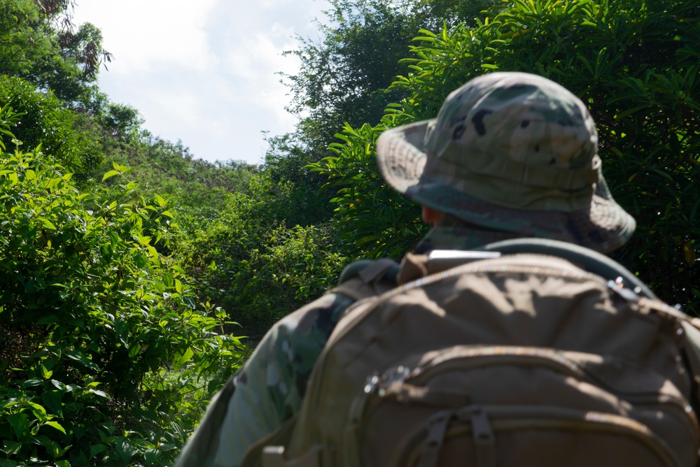 First ever joint 36th security forces squadron and U.S. coast guard patrol operation