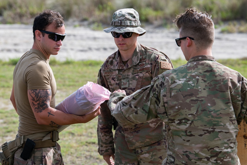 45th CES EOD Team Conducts Live Explosive Ordnance Disposal