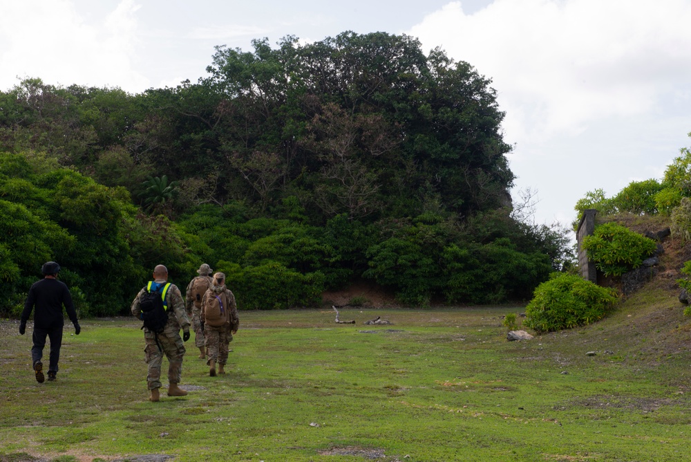 First ever joint 36th security forces squadron and U.S. coast guard patrol operation