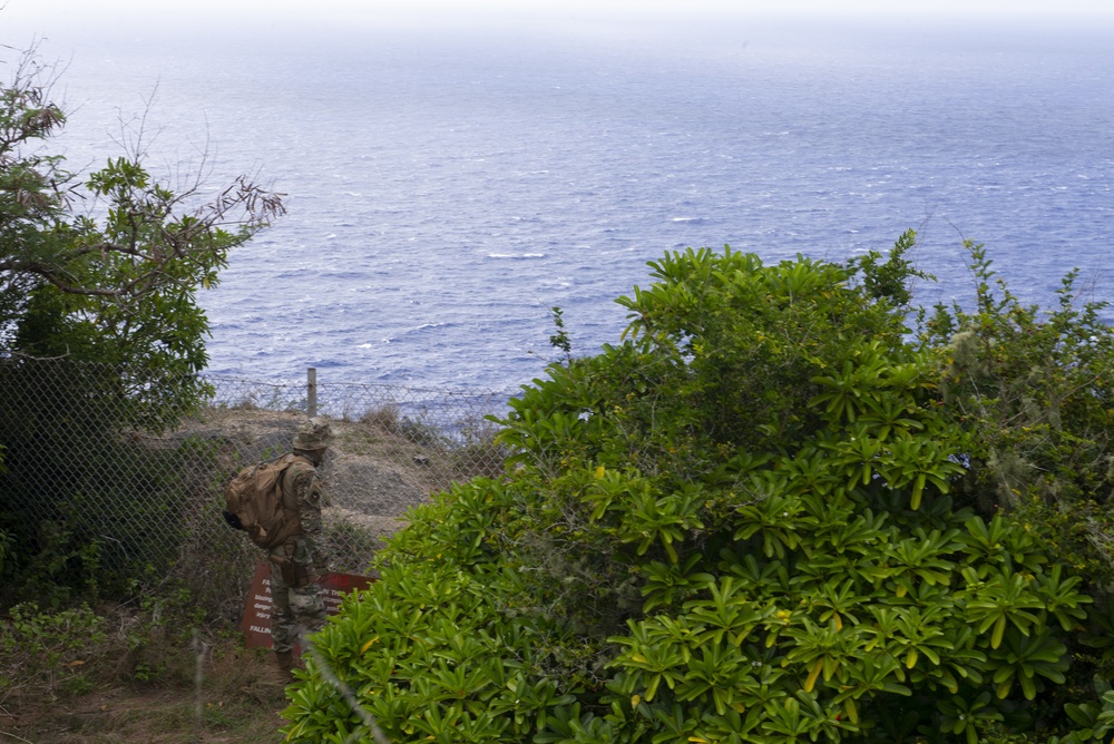 First ever joint 36th security forces squadron and U.S. coast guard patrol operation