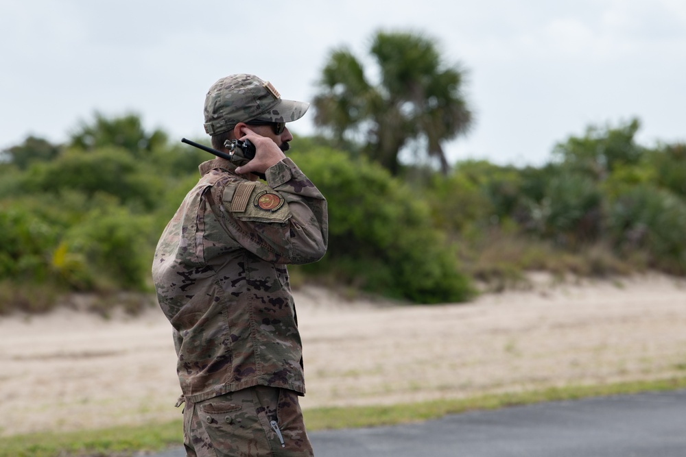 45th CES EOD Team Conducts Live Explosive Ordnance Disposal