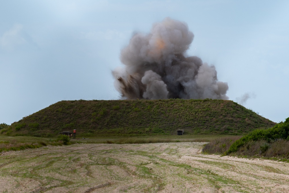 45th CES EOD Team Conducts Live Explosive Ordnance Disposal