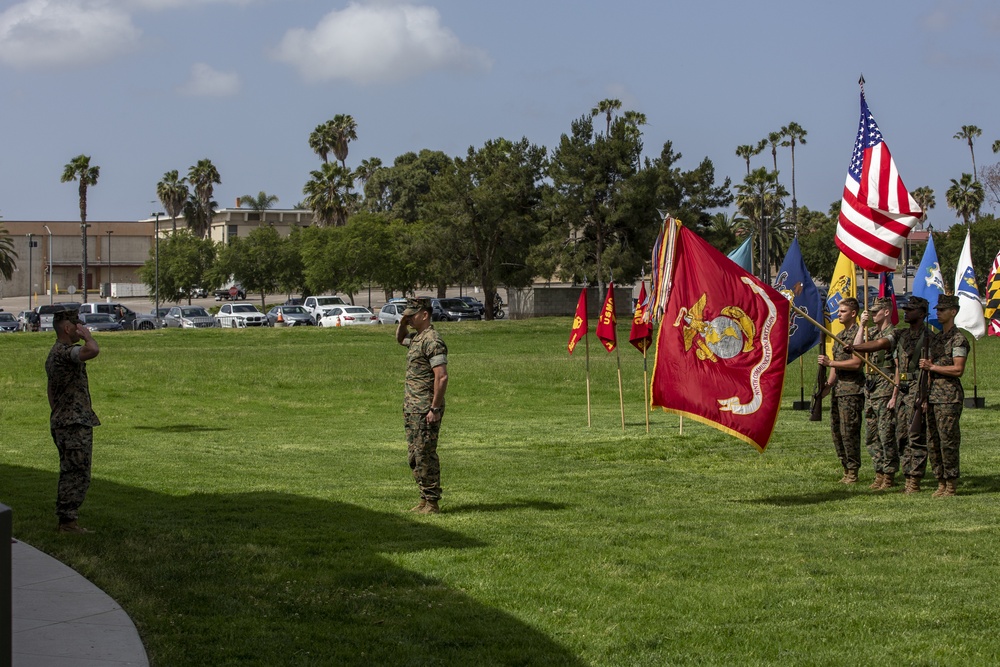 9th Communication Battalion Change of Command