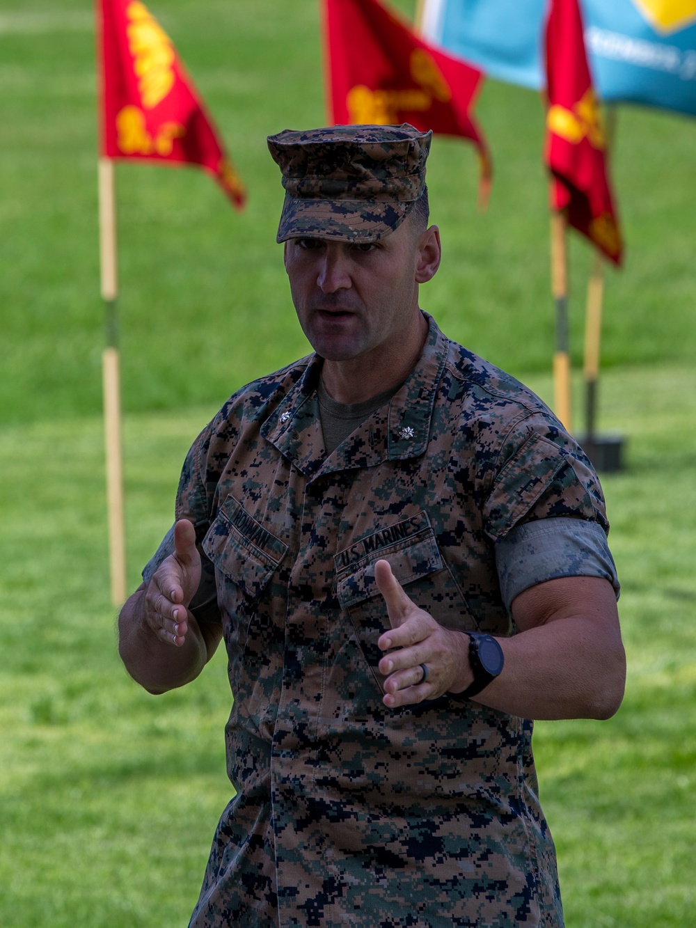 9th Communication Battalion Change of Command