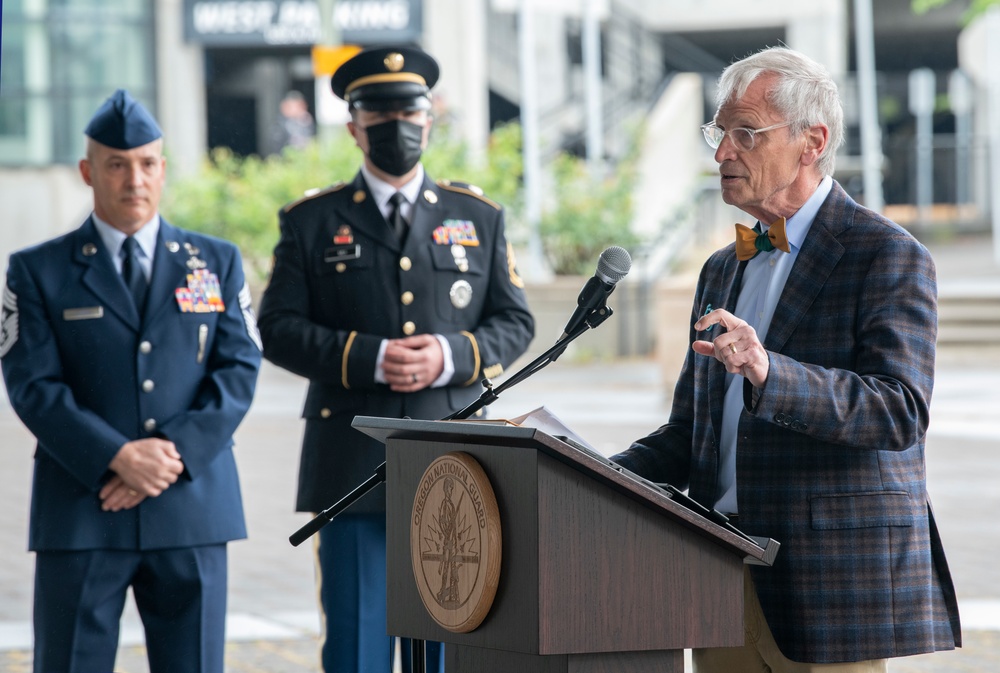 Bronze Star Medal with Valor presented to Gerald J. Kawecki