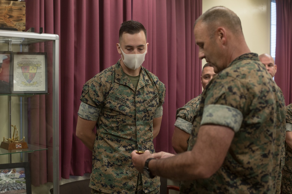 Sgt Maj. Woods visits the Sgts Maj. of the 31st MEU