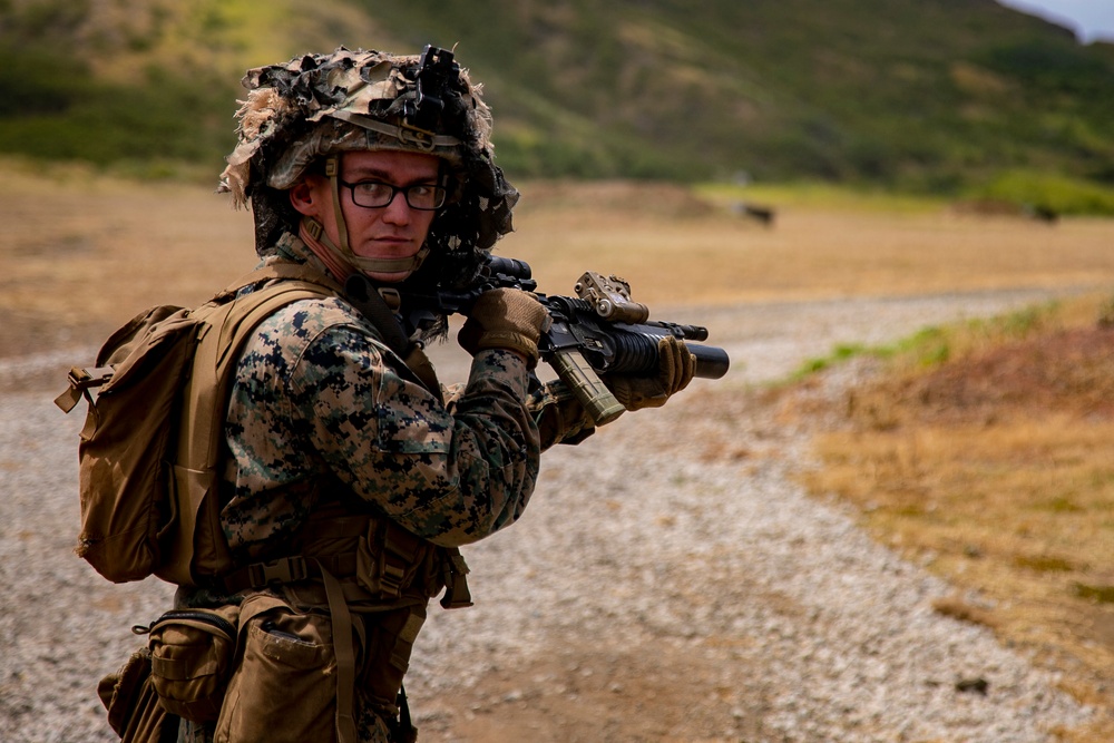 Detachment Hawaii Enhanced Squad Leader Course: Live Fire Range, MCBH