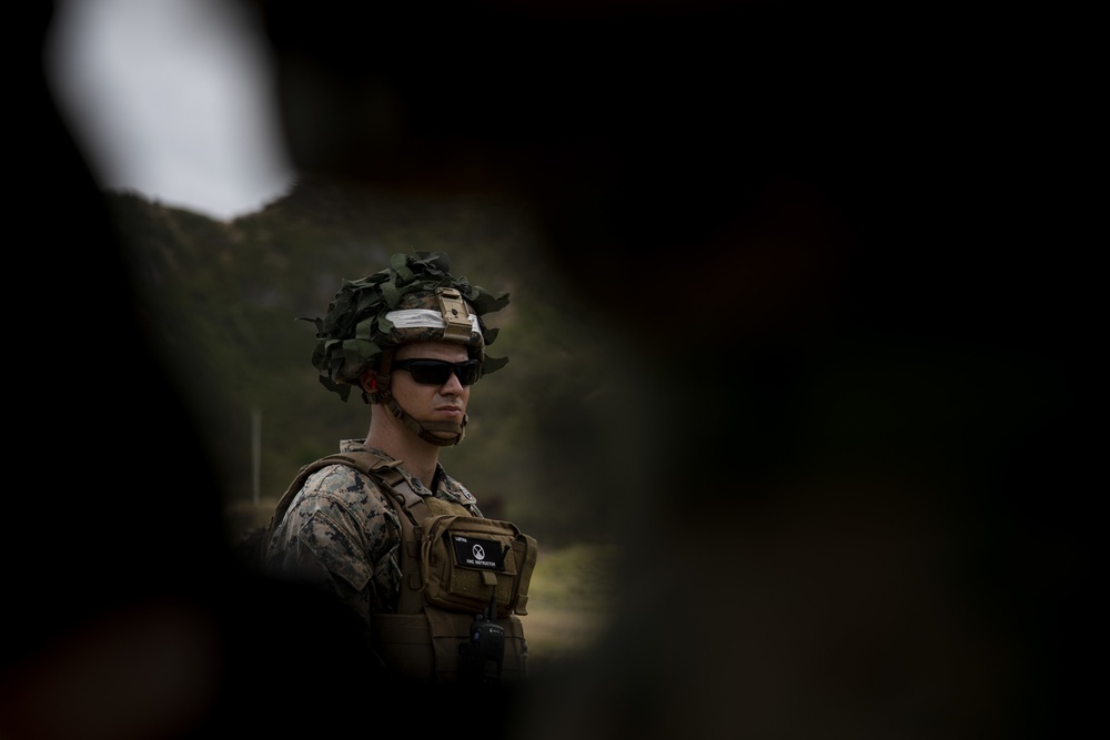 Detachment Hawaii Enhanced Squad Leader Course: Live Fire Range, MCBH