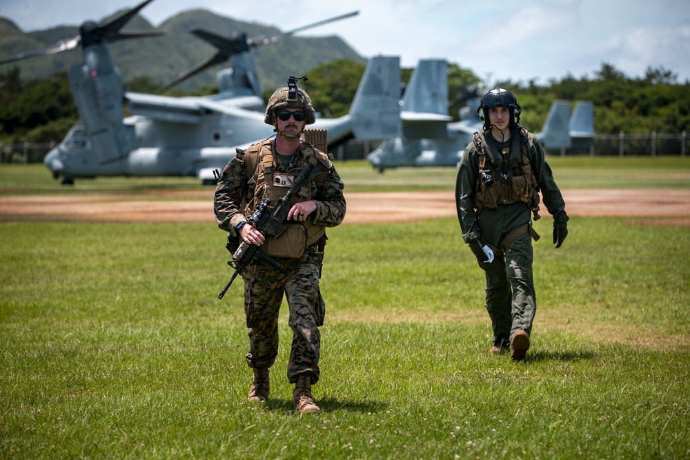 US Marines conduct an embassy reinforcement exercise