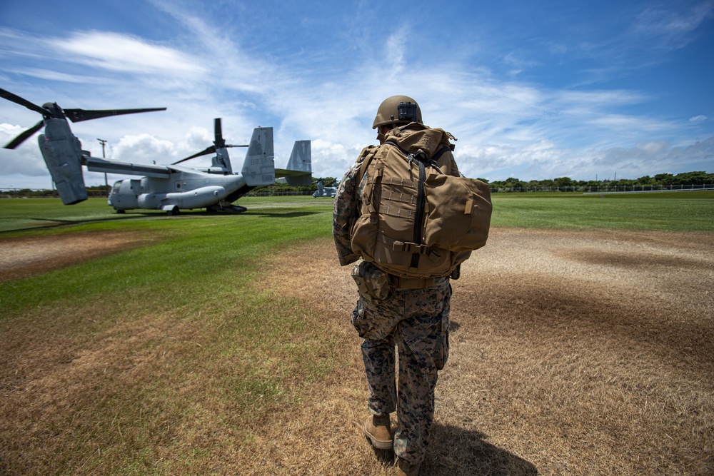 US Marines conduct an embassy reinforcement exercise