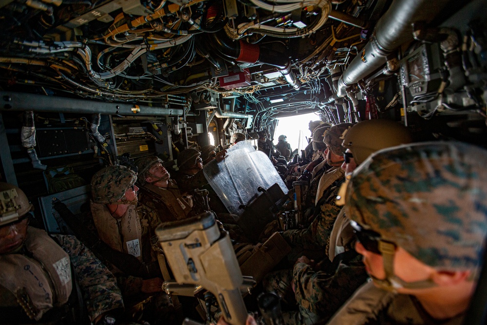 US Marines conduct an embassy reinforcement exercise