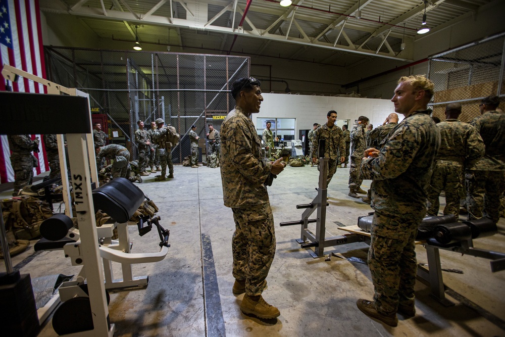 US Marines conduct an embassy reinforcement exercise