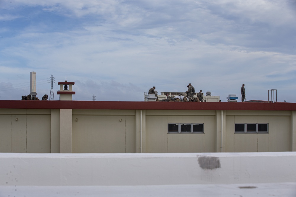 US Marines conduct an embassy reinforcement exercise