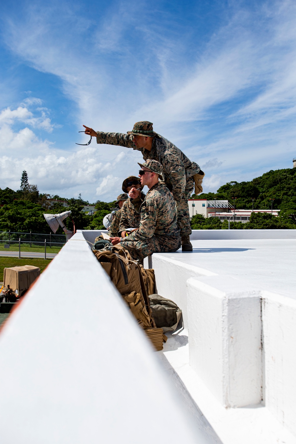 US Marines conduct an embassy reinforcement exercise