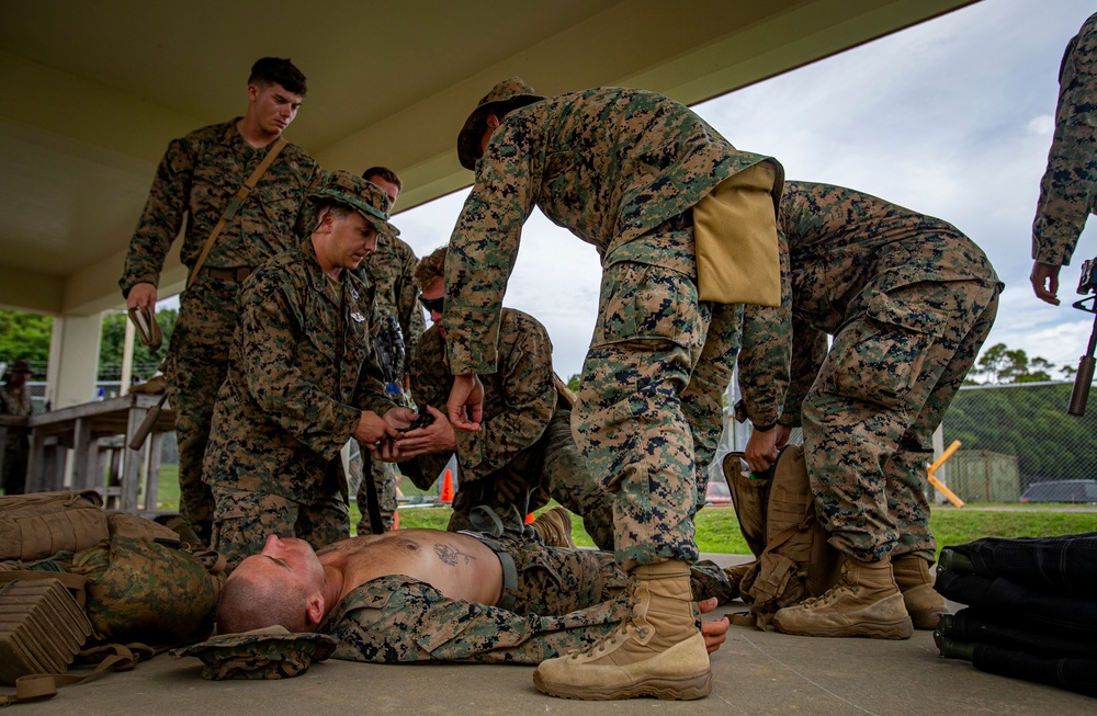 US Marines conduct an embassy reinforcement exercise