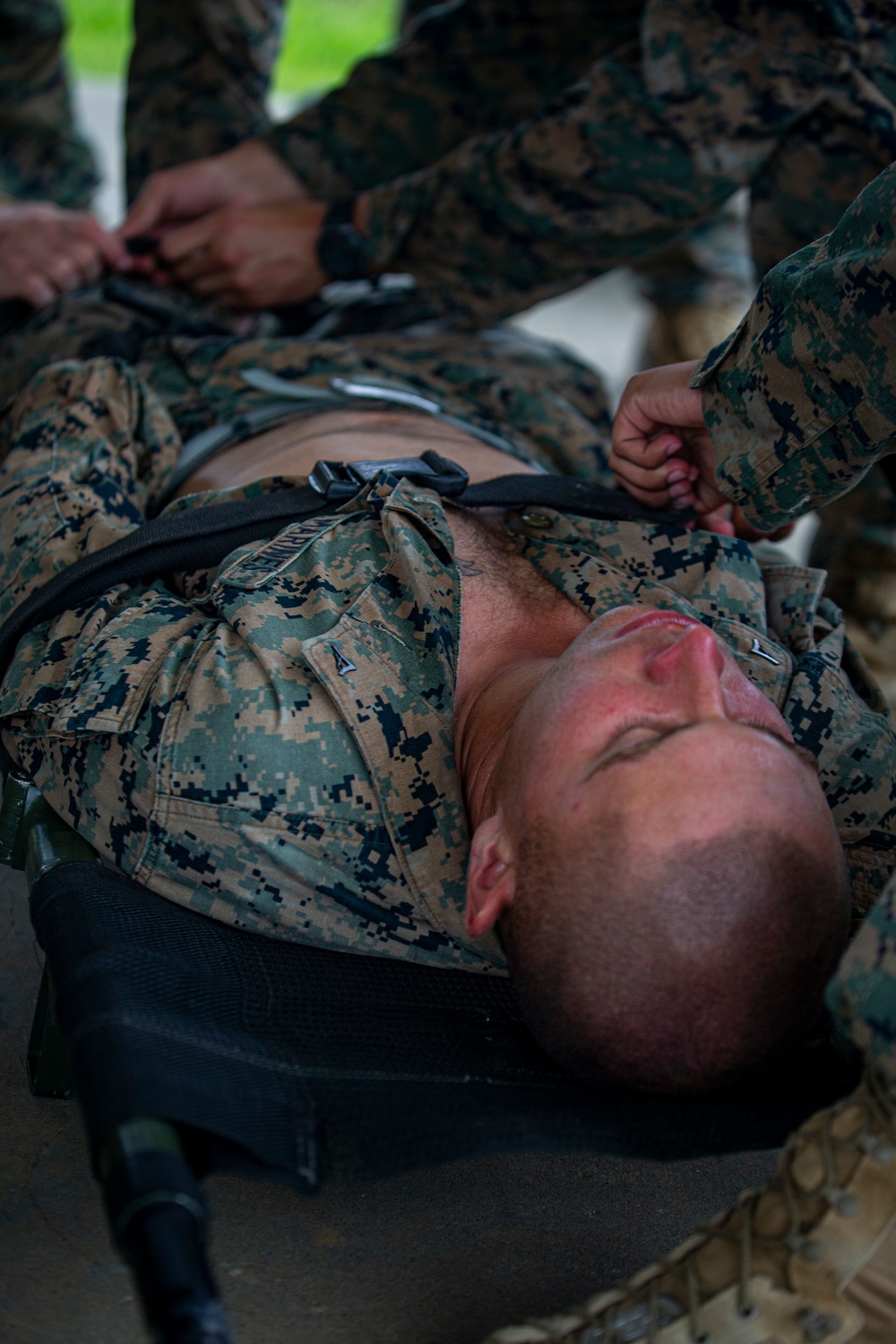 US Marines conduct an embassy reinforcement exercise