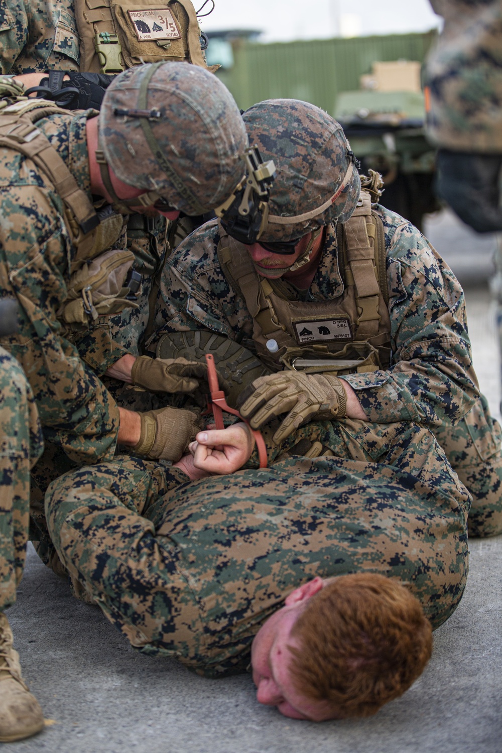 US Marines conduct an embassy reinforcement exercise