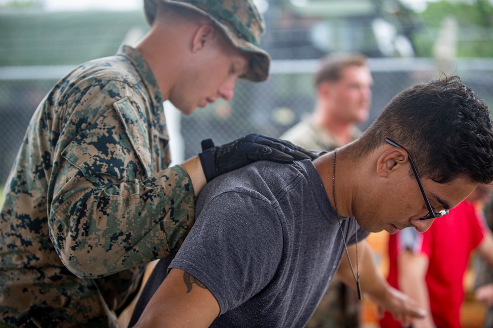 US Marines conduct an embassy reinforcement exercise