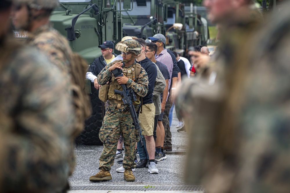 US Marines conduct an embassy reinforcement exercise