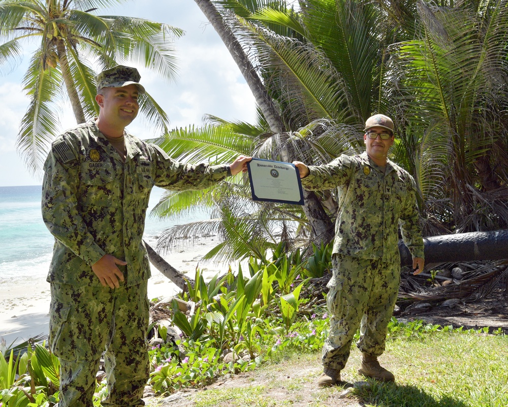 MA3 Villeda Re-enlistment