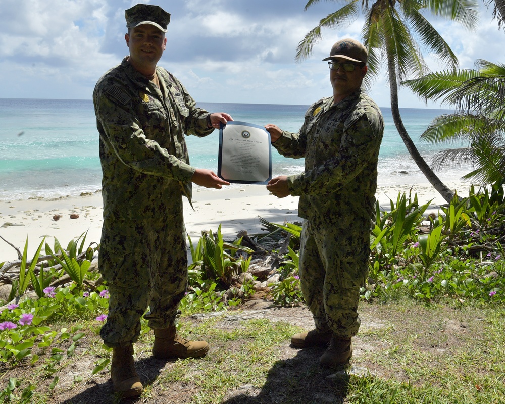 MA3 Villeda Re-enlistment