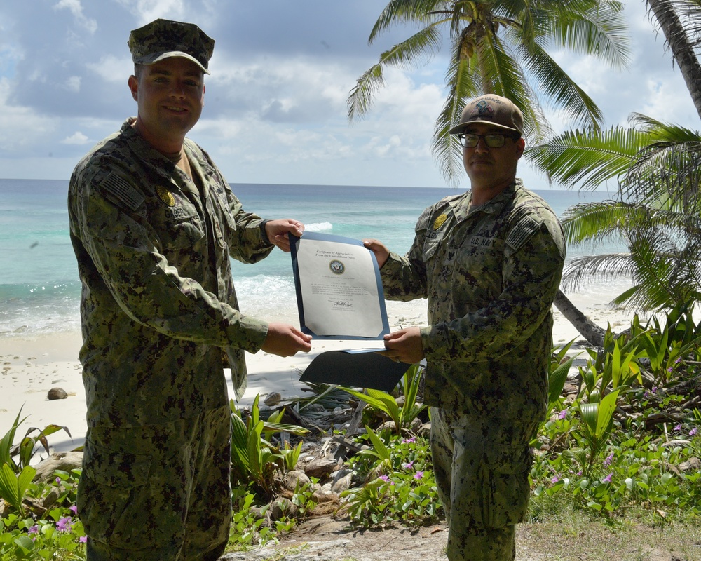 MA3 Villeda Re-enlistment