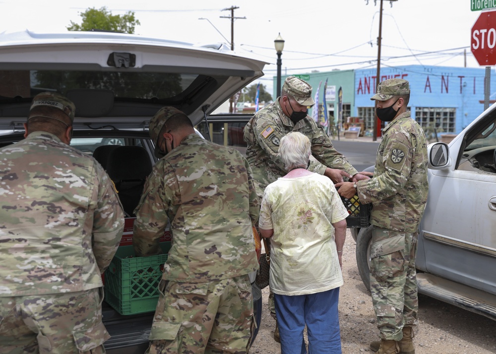 AZNG service members support Casa Grande food bank