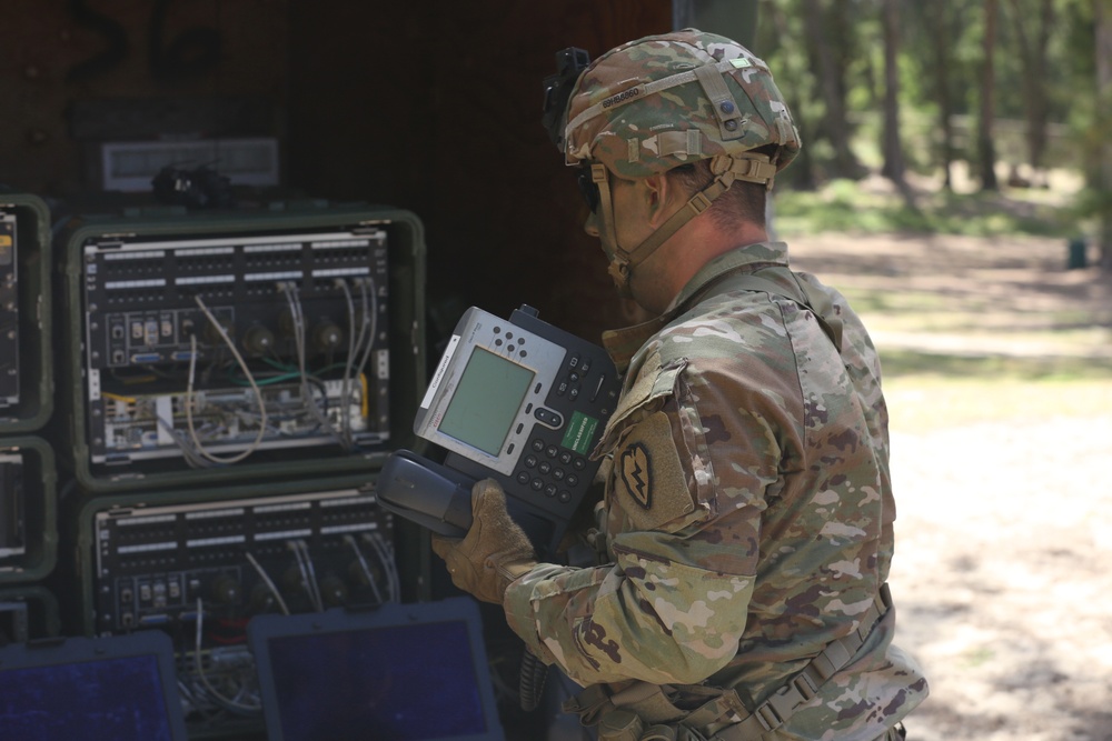 25th CAB Signal Digital Gunnery Tables Exercise