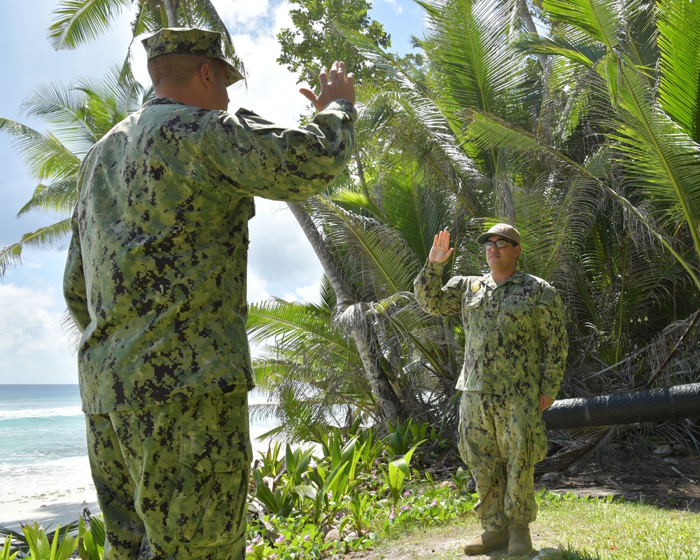 MA3 Villeda Re-enlistment