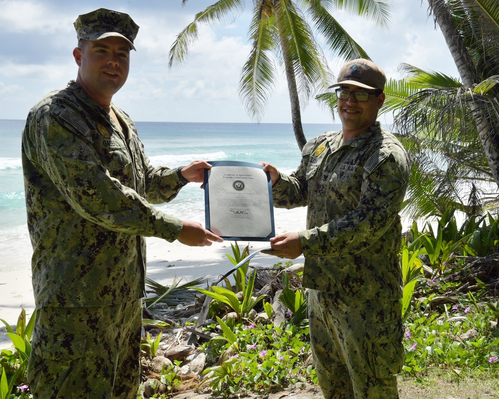 MA3 Villeda Re-enlistment
