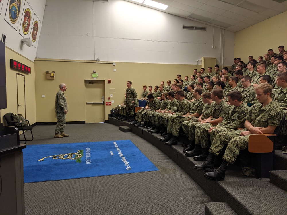 DVIDS - Images - RDML Sobeck Speaks with CORTRAMID Midshipmen [Image 3 ...