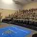 RDML Sobeck Speaks with CORTRAMID Midshipmen