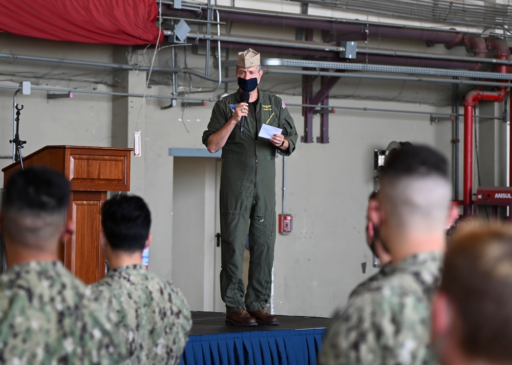 Naval Air Station Sigonella Holds an All Hands Call On Base