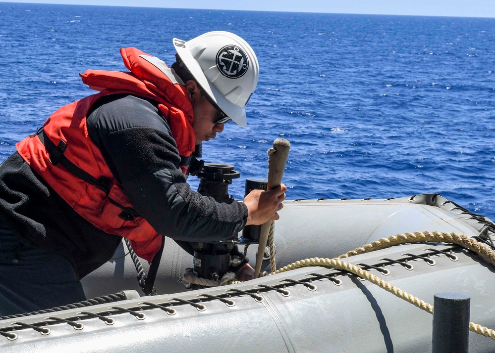 USS Hershel &quot;Woody&quot; Williams training