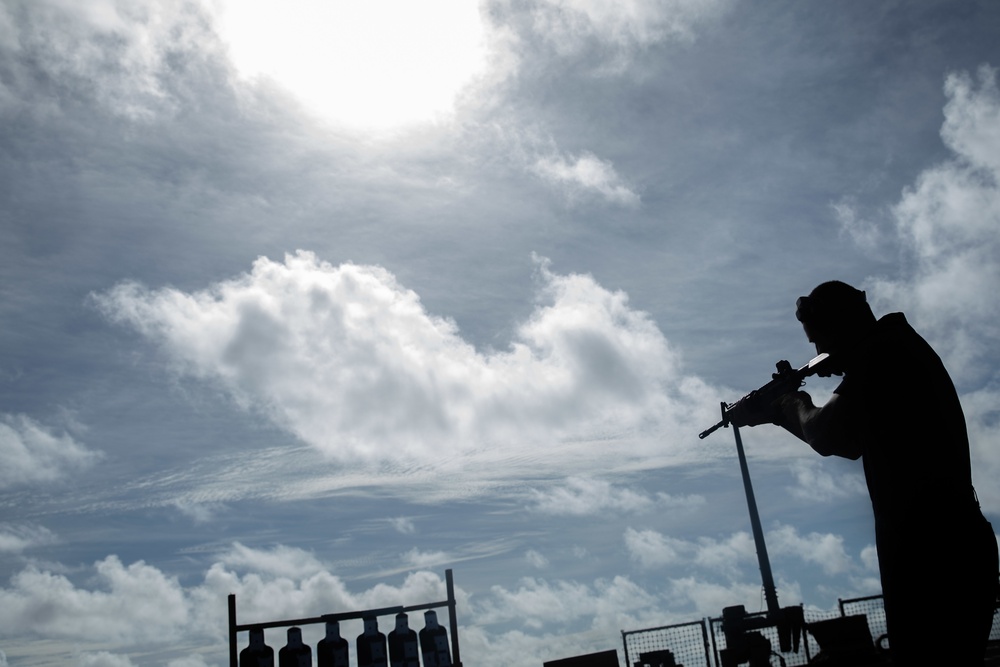 Live-Fire Exercise aboard USS Curtis Wilbur