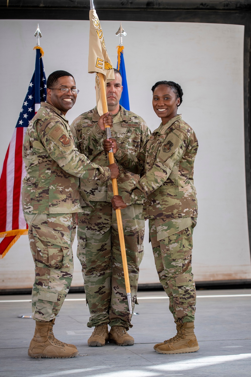 380th Expeditionary Force Support Squadron Change of Command Ceremony