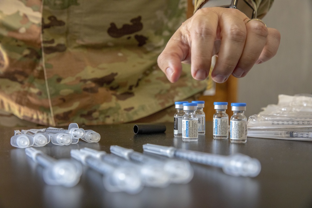 Vaccination at Joint Training Center - Jordan