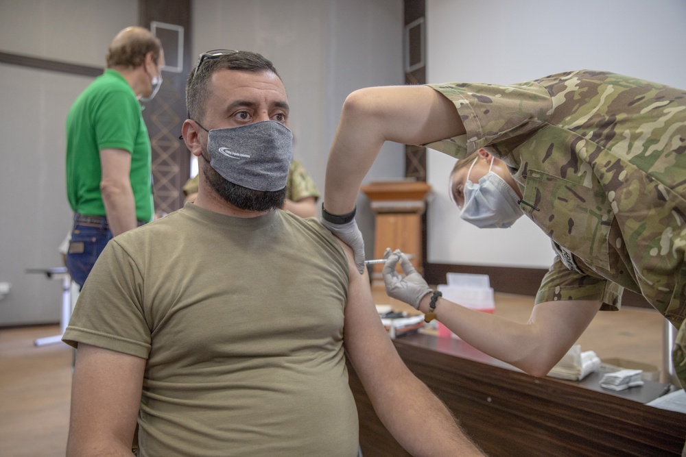 Vaccination at Joint Training Center - Jordan