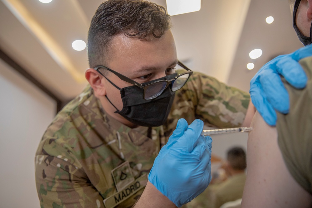 Vaccination at Joint Training Center - Jordan