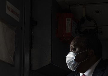 USAF Combat Aviation Advisors showcase C-145 to President Kenyatta