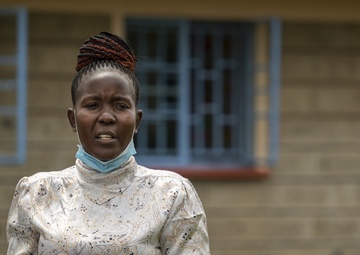 USAF Combat Aviation Advisors present school supplies to Moi Air Base students