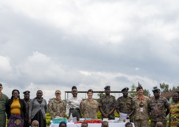 USAF Combat Aviation Advisors present school supplies to Moi Air Base students