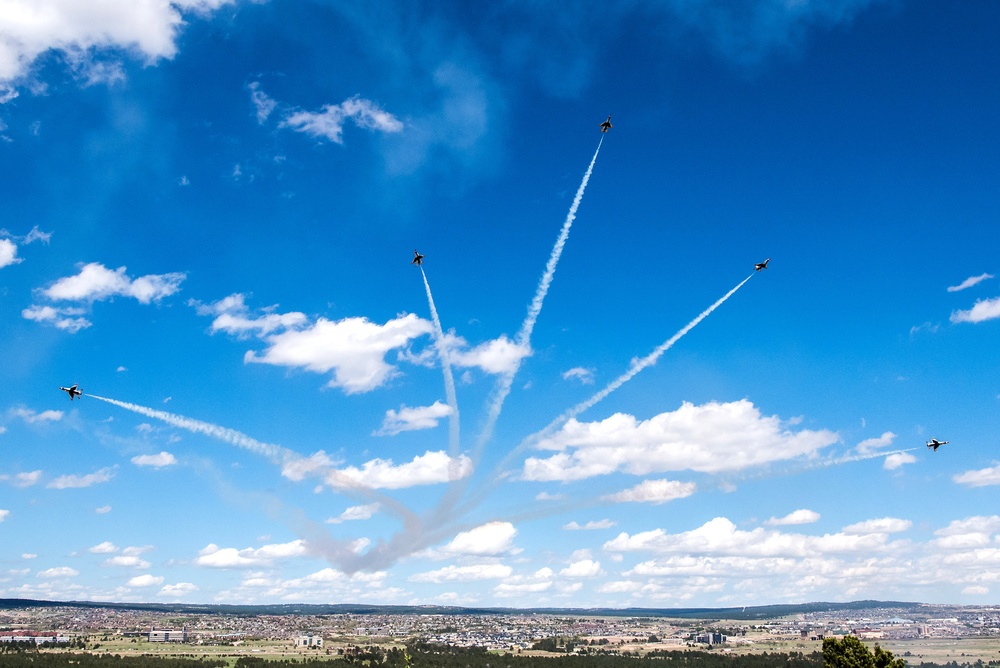 Thunderbirds Graduation Air Show U.S. Air Force Academy