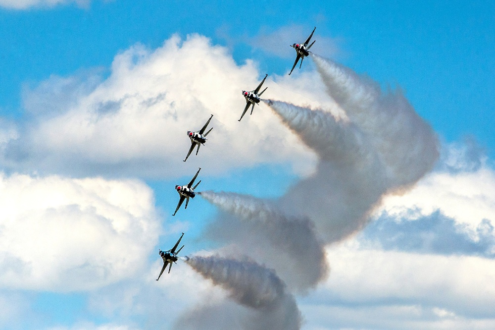 Thunderbirds Graduation Air Show U.S. Air Force Academy