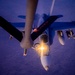 KC-135 Stratotanker Refuels F/A-18 Hornets