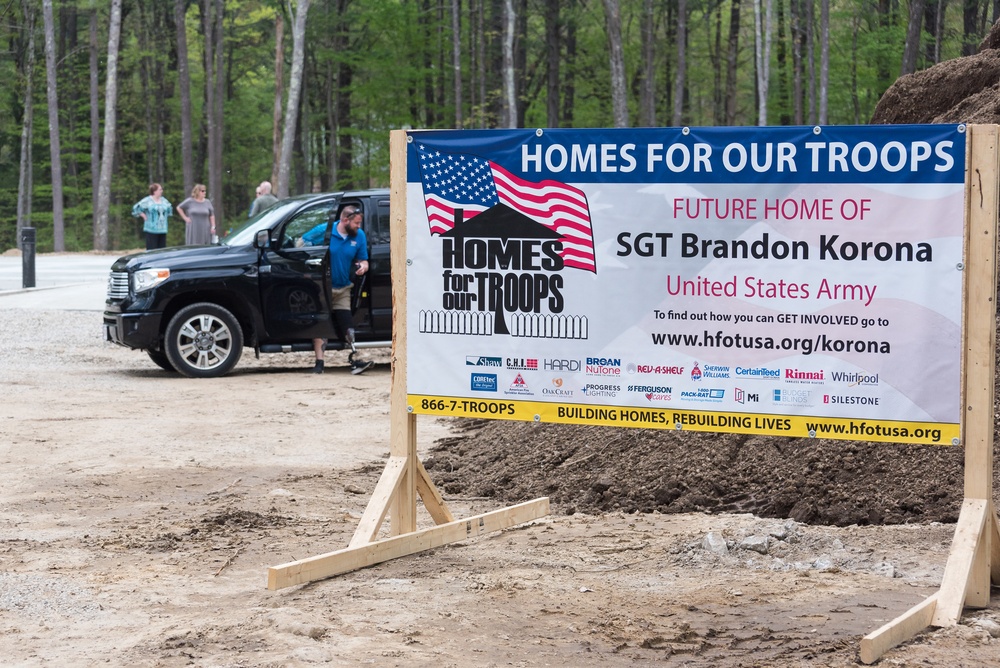 Homes for Our Troops Kicks Off House Construction for Afghanistan Vet